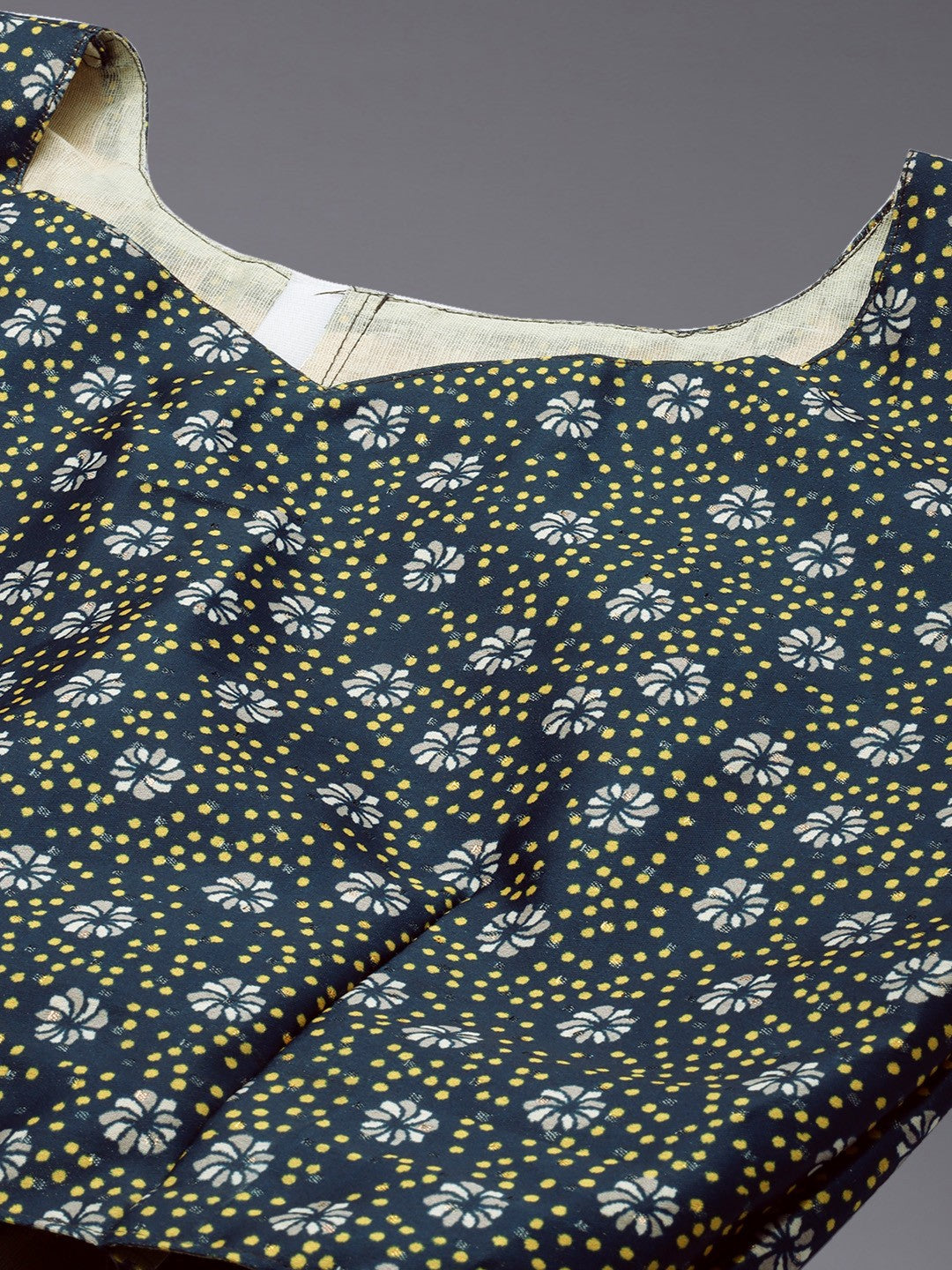 Printed Semi-Stitched Lehenga & Unstitched Choli-pink and black